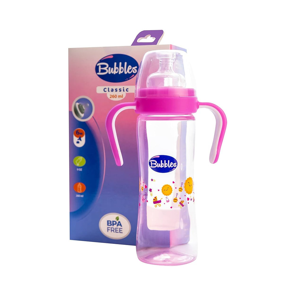 BUBBLES CLASSIC FEEDING BOTTLE 270ML