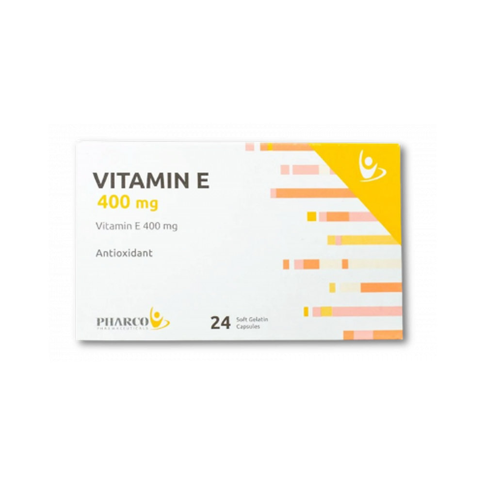 VITAMIN E 400MG. 24CAP.PHARCO