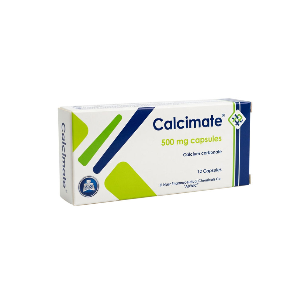 CALCIMATE 500MG 12CAP