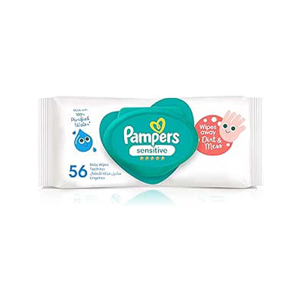 PAMPERS BABY WIPES 56 