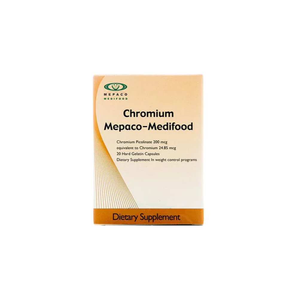 CHROMIUM 200MG 20CAP MEPACO