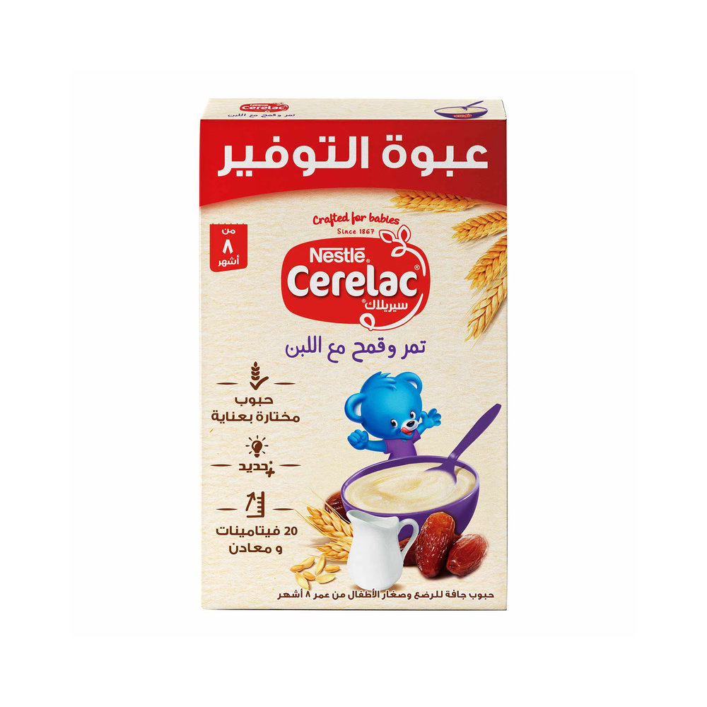 CERELAC تمر وقمح مع اللبن 400