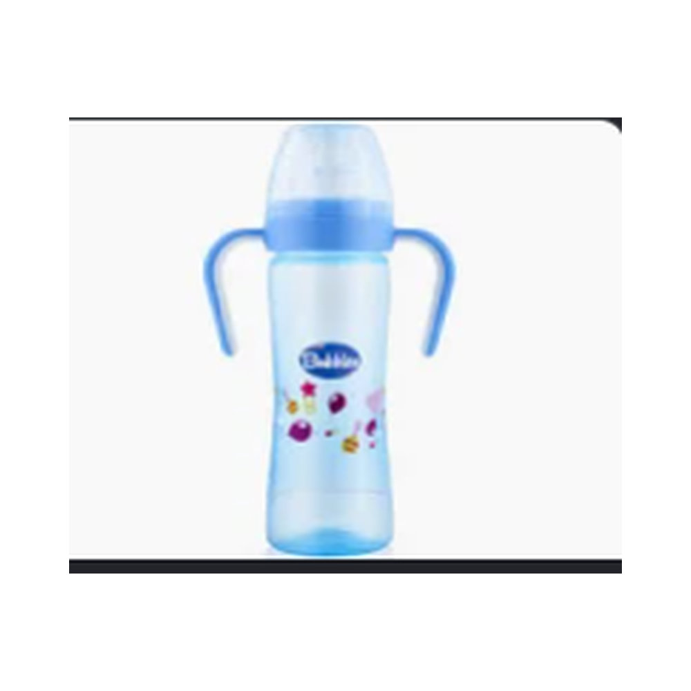 BUBBLES CLASSIC FEEDING BOTTLE 270 ML WITH HAND