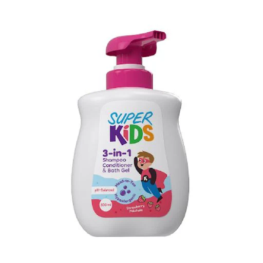 SUPER KIDS SHAMPO 500ML 3*1